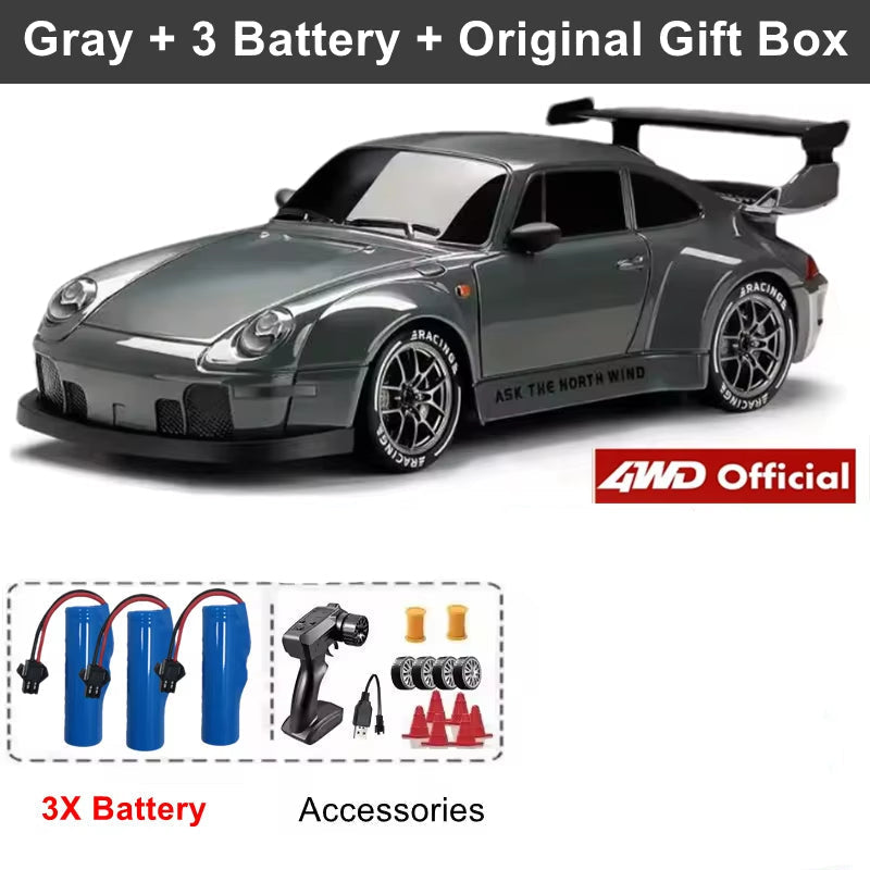 New Remote Control Drift Car Full Size 1:24 Mini Remote Control Racing Car Model 2.4G Radio High Speed RC Car Boy Toy Gift